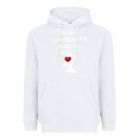 White Someone In Minnesota Loves Me  Minnesota  MN Heavyweight Hoodie - longCreatives