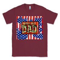 Burgundy world best dad Classic Tee - TumblerDesignByShophia