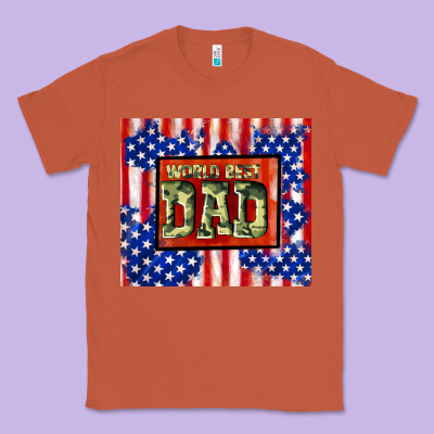 World Best Dad Classic Tee Designed By Tumblerdesignbyshophia