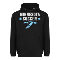 Black Minnesota Soccer Fan Gear  FC , United T Heavyweight Hoodie - longCreatives