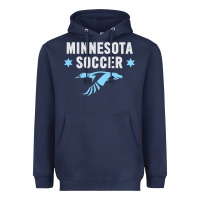Navy Minnesota Soccer Fan Gear  FC , United T Heavyweight Hoodie - longCreatives