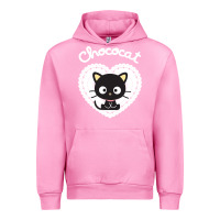 Fuchsia Pink Chococat Sweet Valentine Urban Hoodie - longCreatives