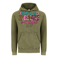 Vintage Olive half of my haert is deployed olivia Vintage Hoodie - OliviaCreatesArt
