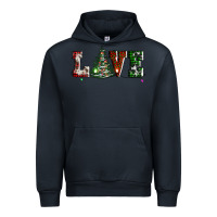 Navy love christmas tree Urban Hoodie - AdoDesignShop