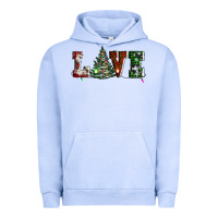 Pigment Grape Ice love christmas tree Urban Hoodie - AdoDesignShop