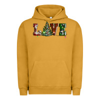Pigment Peanut Butter love christmas tree Urban Hoodie - AdoDesignShop