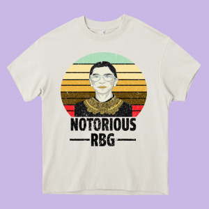 Notorious Rbg Heavy Core Tee Designed By Bettercallsaul