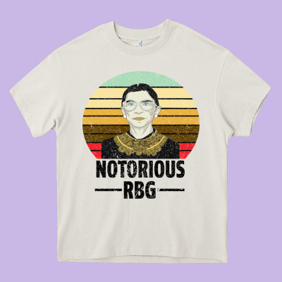 Notorious Rbg Heavy Core Tee Designed By Bettercallsaul