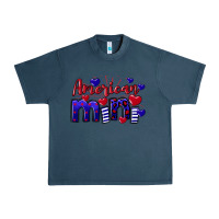 Midnight Navy American Mini  4th of July Urban Heavy Tee - CowGirlArtShop