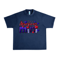 Navy American Mini  4th of July Urban Heavy Tee - CowGirlArtShop