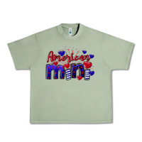 Oil Green American Mini  4th of July Urban Heavy Tee - CowGirlArtShop