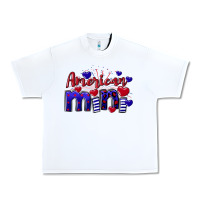 White American Mini  4th of July Urban Heavy Tee - CowGirlArtShop
