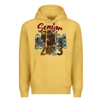 Antique Gold Senior Mom 2023 Premium Hoodie - CowhideDigitalArt