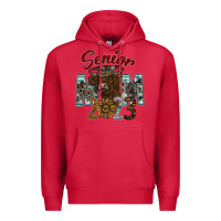 Cardinal Senior Mom 2023 Premium Hoodie - CowhideDigitalArt