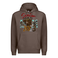 Coffee Senior Mom 2023 Premium Hoodie - CowhideDigitalArt