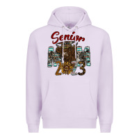 Lilac Senior Mom 2023 Premium Hoodie - CowhideDigitalArt