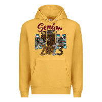 Mustard Senior Mom 2023 Premium Hoodie - CowhideDigitalArt