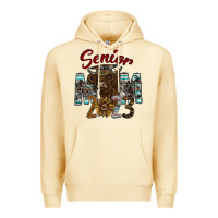 Pina Colada Senior Mom 2023 Premium Hoodie - CowhideDigitalArt