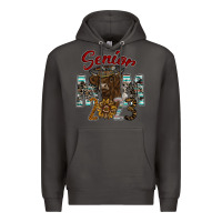 Smoke Senior Mom 2023 Premium Hoodie - CowhideDigitalArt