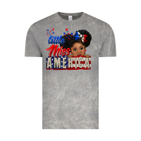 Cloud Rock little miss america black girl peekaboo Vintage Tee - CowGirlArtShop