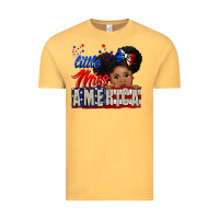 Vintage Mustard little miss america black girl peekaboo Vintage Tee - CowGirlArtShop