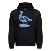 Black Silly Goose Funny Silly Goose Urban Hoodie - longCreatives
