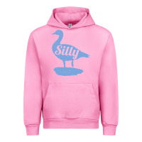 Fuchsia Pink Silly Goose Funny Silly Goose Urban Hoodie - longCreatives