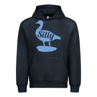 Navy Silly Goose Funny Silly Goose Urban Hoodie - longCreatives