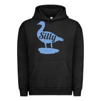 Pigment Black Silly Goose Funny Silly Goose Urban Hoodie - longCreatives