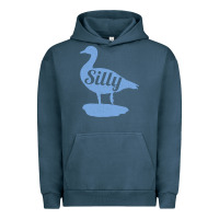 Pigment Midnight Navy Silly Goose Funny Silly Goose Urban Hoodie - longCreatives