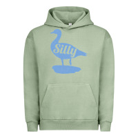 Pigment Oil Green Silly Goose Funny Silly Goose Urban Hoodie - longCreatives