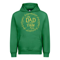Emerald Mens One Dad to rule them all  father's day gift Urban Hoodie - longCreatives