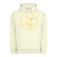 Pigment Pistachio Mens One Dad to rule them all  father's day gift Urban Hoodie - longCreatives