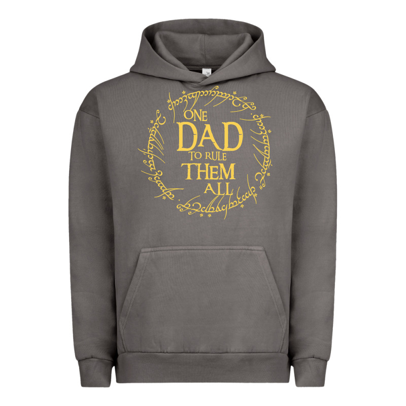 Mens One Dad To Rule Them All  Father's Day Gift Urban Hoodie by longCreatives | Teevron