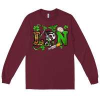 Burgundy St. Patrick's Day LPN Long Sleeve Tee - OliviaCreatesArt