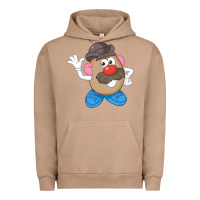 Pigment Burro Womens Mr. Potato Head Simple Portrait Urban Hoodie - longCreatives