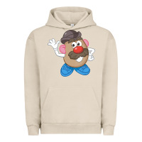 Pigment French Oak Womens Mr. Potato Head Simple Portrait Urban Hoodie - longCreatives