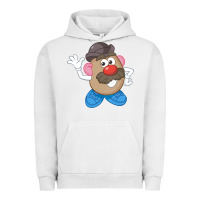 Pigment Lunar Rock Womens Mr. Potato Head Simple Portrait Urban Hoodie - longCreatives