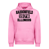 Fuchsia Pink Haddonfield Illinois Halloween 1978 Halloween Spooky Scary Gift Urban Hoodie - longCreatives