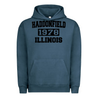 Pigment Midnight Navy Haddonfield Illinois Halloween 1978 Halloween Spooky Scary Gift Urban Hoodie - longCreatives