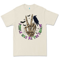 Bone People Give Me The Creeps Premium Tee - texasbilliewilder