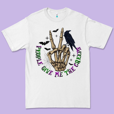 People Give Me The Creeps Premium Tee Designed By Texasbilliewilder