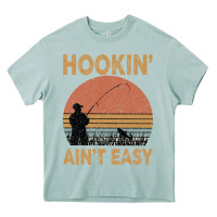 Hookin Ain T Easy Fishing Heavy Core Tee | Teevron