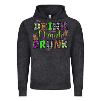 Vintage Black drink drank drunk mardi gras olivia Vintage Hoodie - OliviaCreatesArt