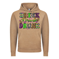 Vintage Coffee drink drank drunk mardi gras olivia Vintage Hoodie - OliviaCreatesArt