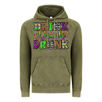 Vintage Olive drink drank drunk mardi gras olivia Vintage Hoodie - OliviaCreatesArt