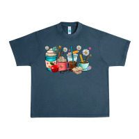 Midnight Navy teacher coffee cups Urban Heavy Tee - RanaPortraitStore