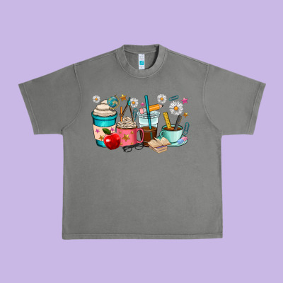 Teacher Coffee Cups Urban Heavy Tee Designed By Ranaportraitstore
