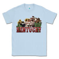 Dusty Blue Kentucky 4th of july Classic Tee - HowdyJamesFarm