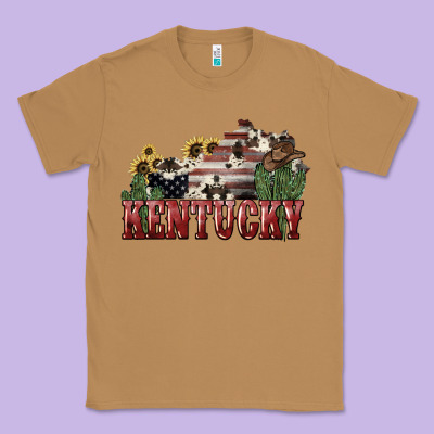 Kentucky 4th Of July Classic Tee Designed By Howdyjamesfarm